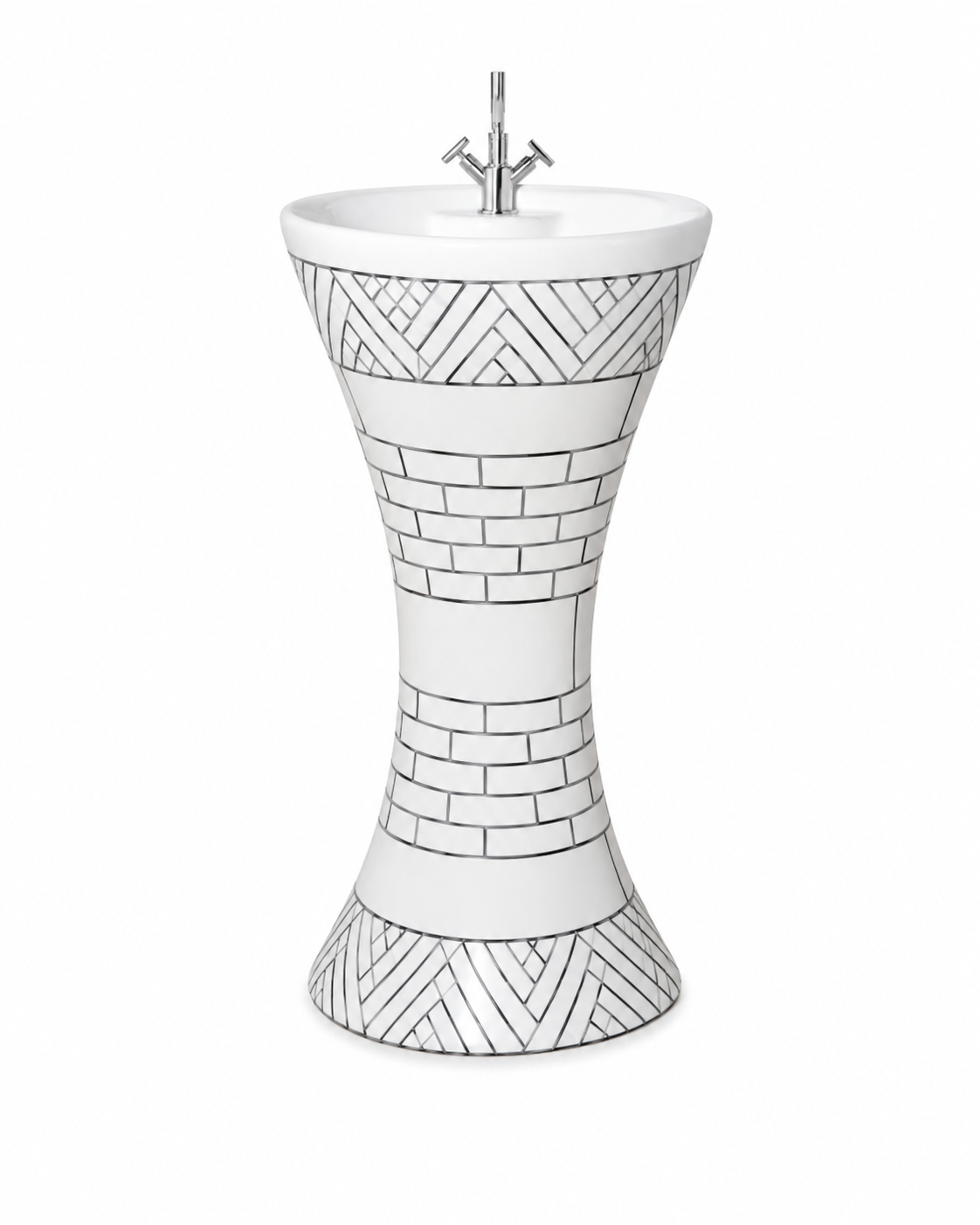 ARTICKK Model 9012 Damru One Piece Basin
