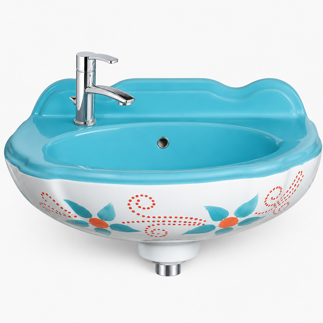 ARTICKK Rani Vitrossa Wash Basin - Aqua Green